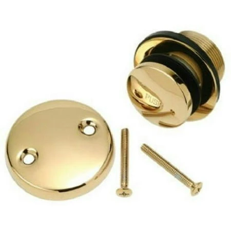 Touch Toe Polished Brass Tub Drain Kit Model 311 167