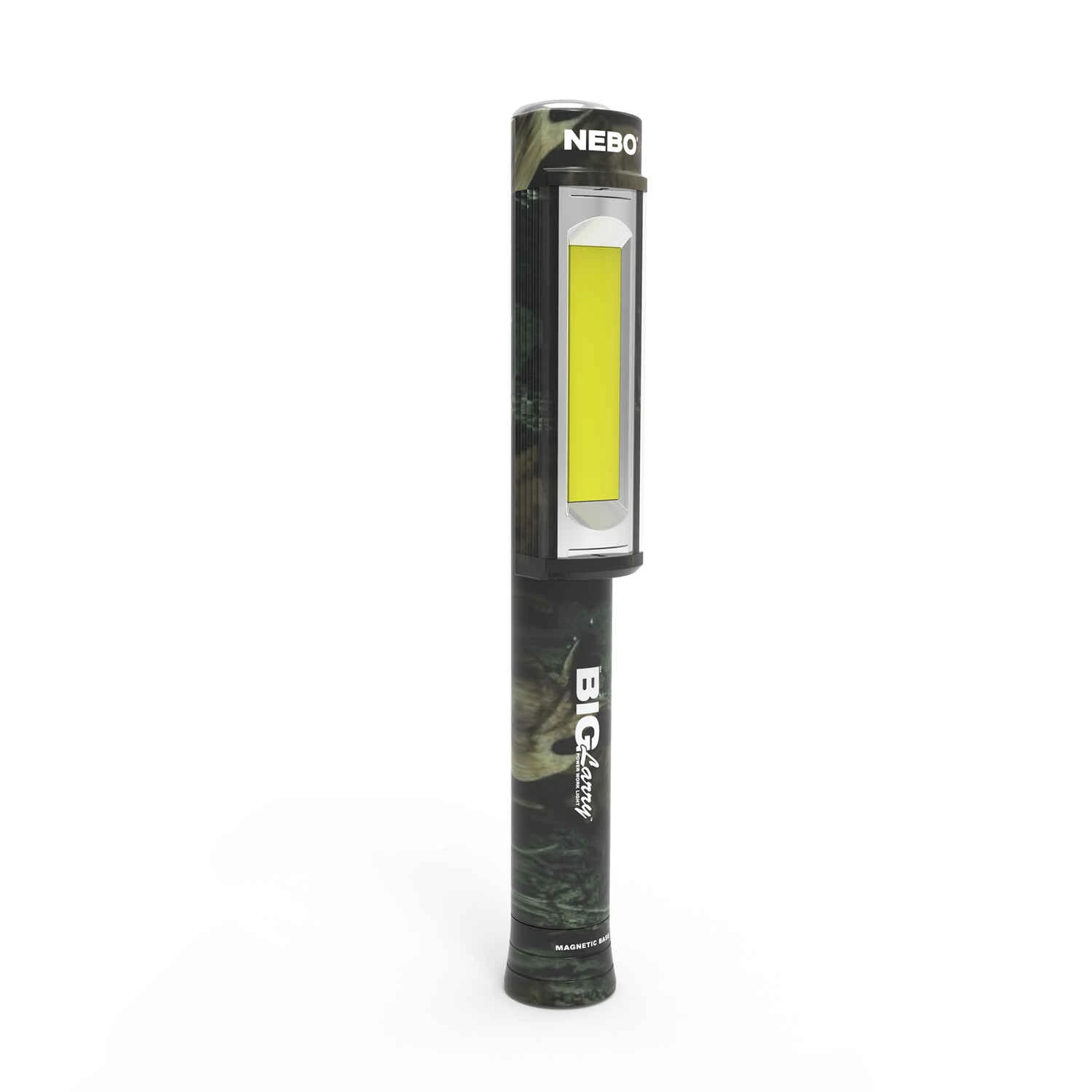 Big Larry 400 Lumens Camouflage Led Cob Flashlight With Aa Battery