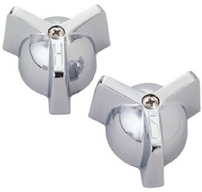 2-Pack 1-1/4 x 1-9/16 x 1-3/16-Inch Chrome Lavatory Sink Handle