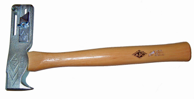 7 Oz Magnetic Roofing Hatchet With Utility Blade, Sliding Gauge & Nail Claw