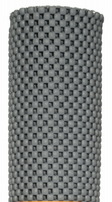 Thick Grip Shelf Liner, Gray, 18 In. x 5 Ft.