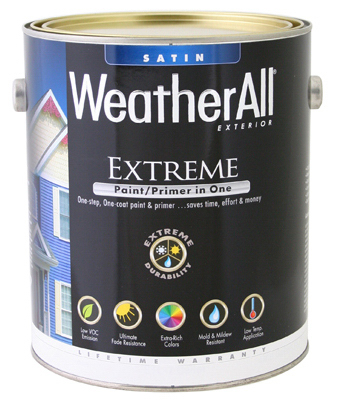 Premium Extreme Exterior Paint And Primer In One, Tudor Brown Satin, 1 Gallon