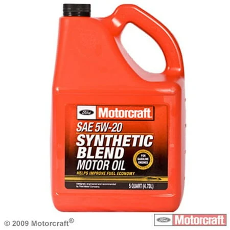 Synthetic Blend Motor Oil 5w20 5 Quart Container