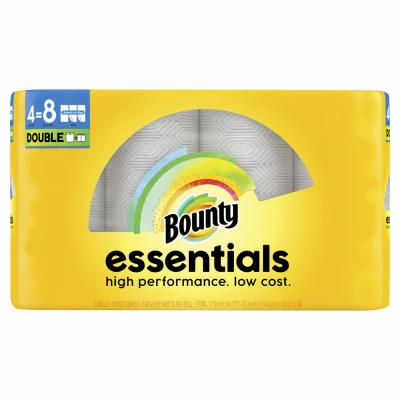 Essentials 4 Double Roll Paper Towels