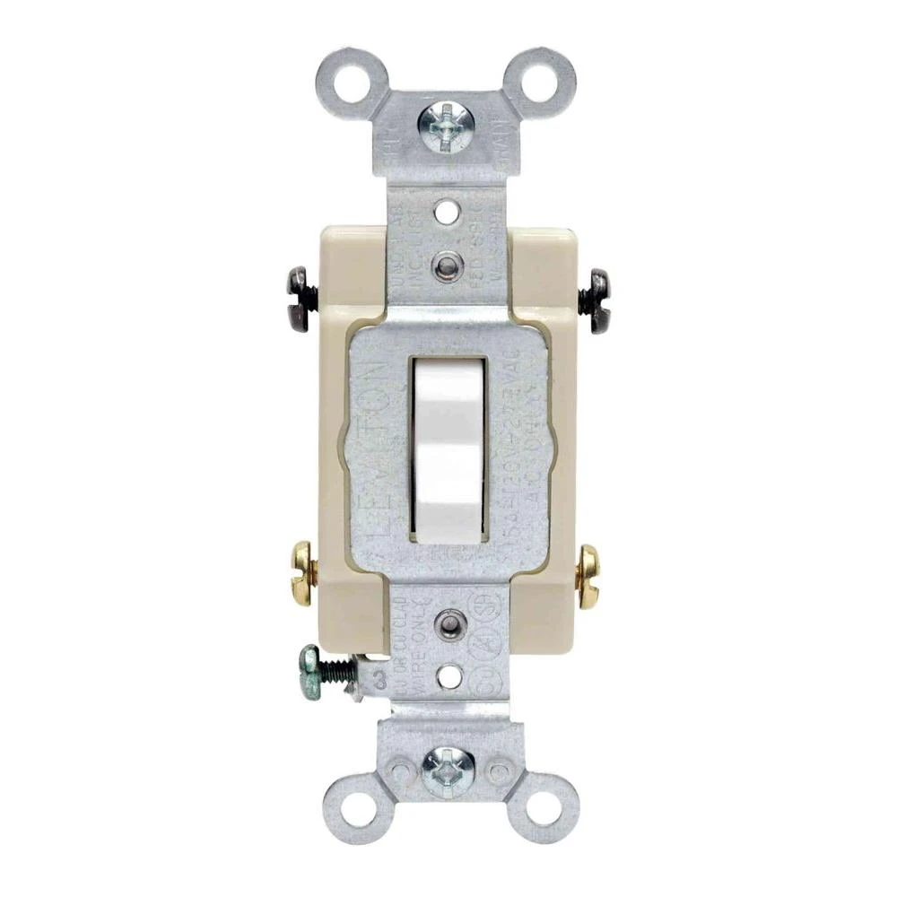 Leviton 20 Amp 4-way Toggle Ac Quiet Switch White