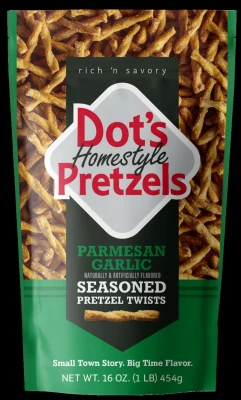 Parmesan Garlic Flavor Pretzels, 16 oz.