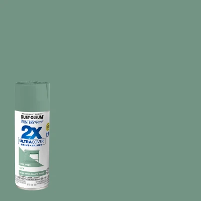 Painter's Touch 2X Ultra Cover Satin Spray Paint, Eucalyptus, 12-oz.