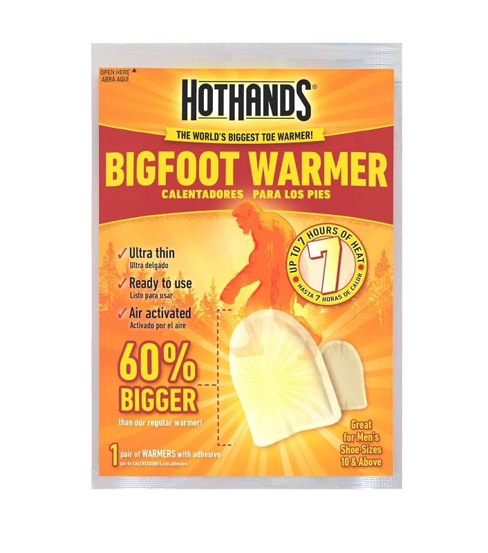 Big Foot Warmers, 5-Pair Value Pk.