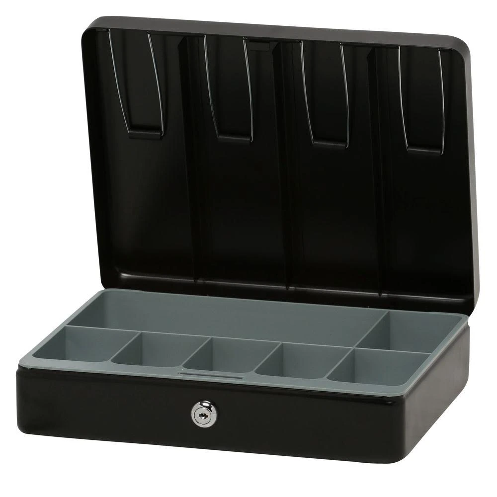 Sentrysafe 0.21 Cu. Ft. Deluxe Cash Box With Key Lock And Removable Tray