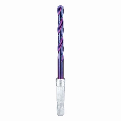 Mach-Blue Impact Twist Drill Bit, 3/16 In.