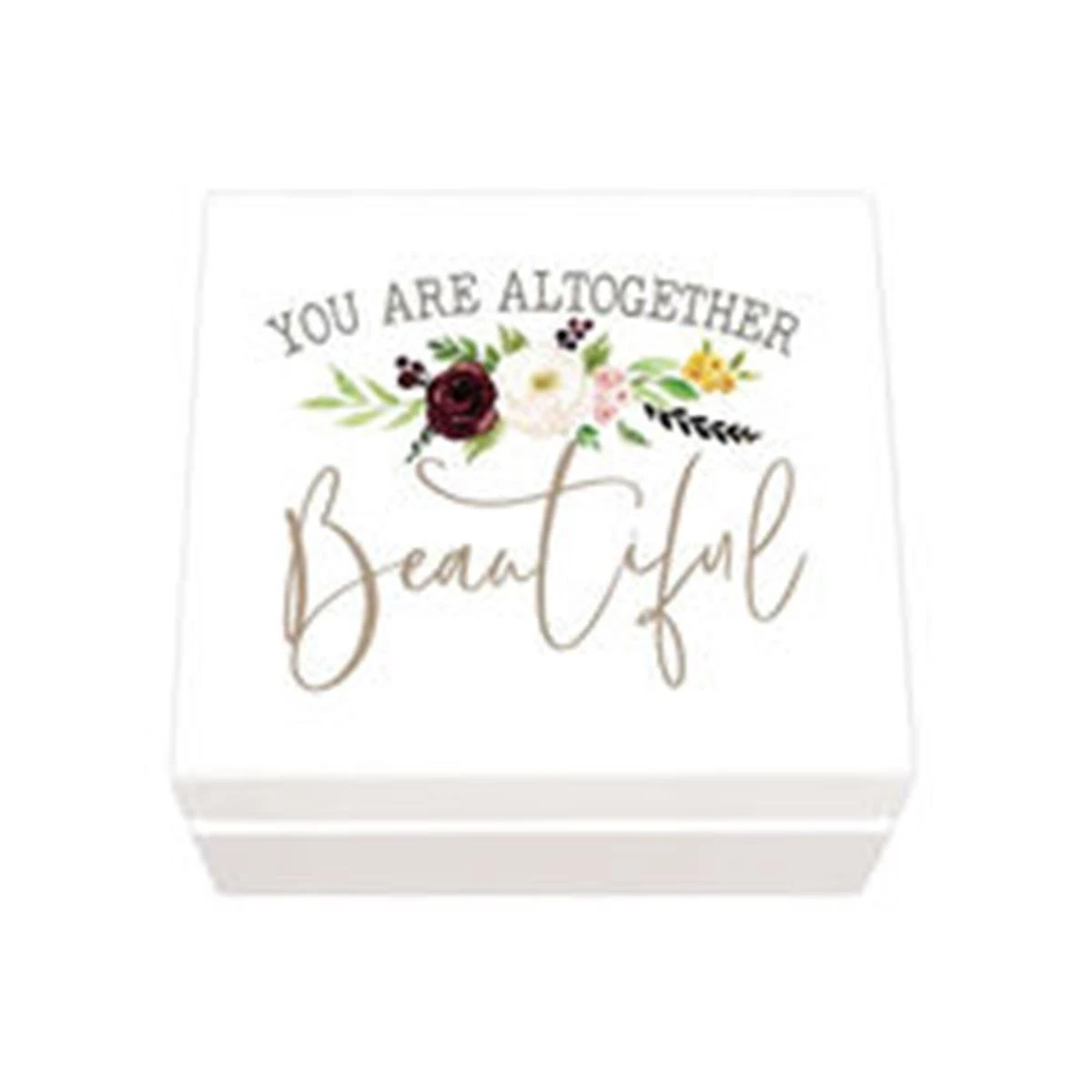 You Are Altogether Beautiful Jewelry Box - 6 X 5.5 Inches