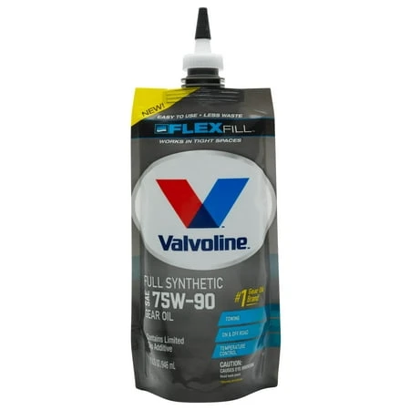 Valvoline Flex Fill Sae 75w-90 Full Synthetic Gear Oil 1 Quart Squeeze Pouch