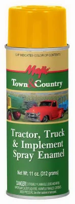 Tractor & Implement Spray Paint, Cub Cadet Yellow, 11 oz.