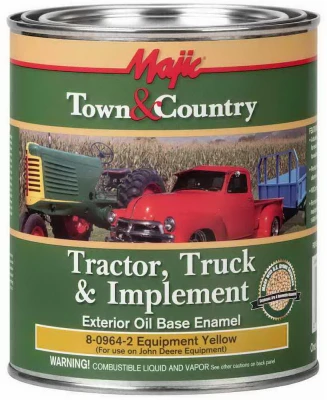 Tractor & Implement Paint, John Deere Yellow, Qt.