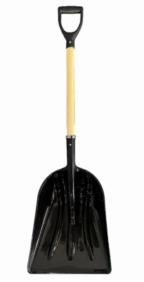 Plastic Grain Scoop, Wood D-Handle