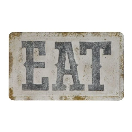 3r Studios Eat Metal Wall Decor Sign