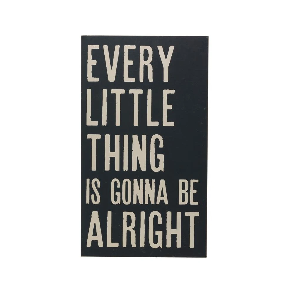 3r Studios Every Little Thing Wood Wall Art In Black