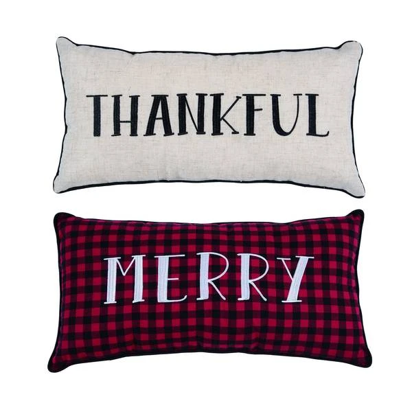 Valyria Harvest And Christmas Reversible Decorative Pillow