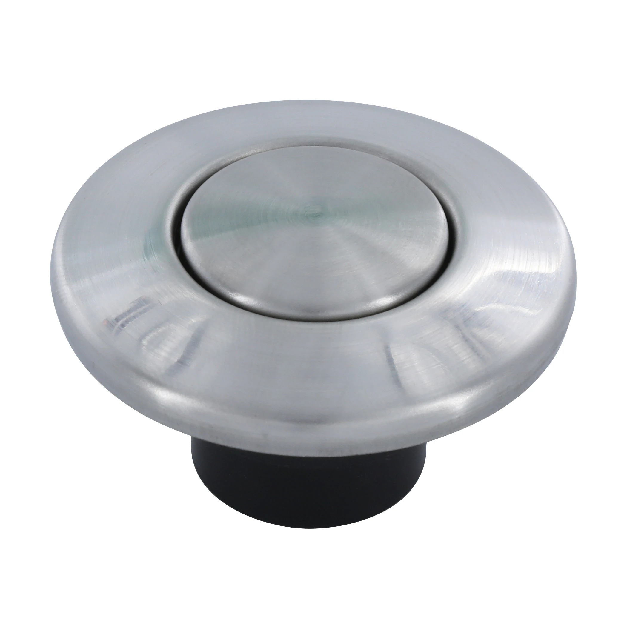 Garbage Disposal Replacement Air Switch Button, Top Mount, Stainless Steel