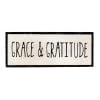 Creative Co-op Embossed Grace & Gratitude Enameled Metal Wall Decor