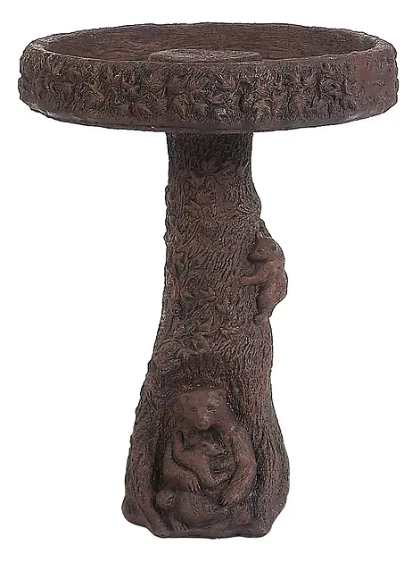 Bear's Birdbath – Classic Outdoor Water Feature