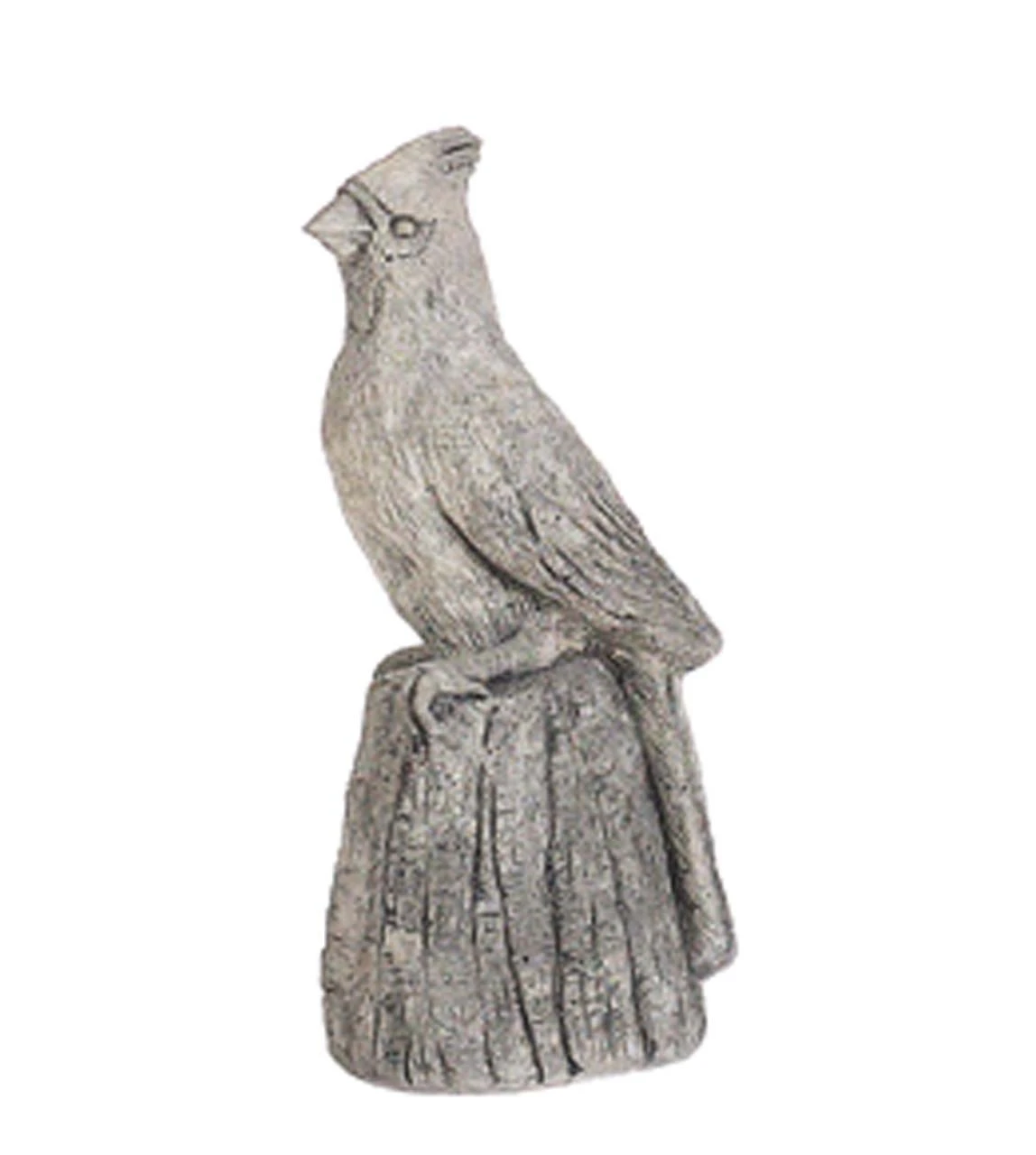 Hand-Painted Cardinal on Tree Stump Wall Art – 13×5×7 in