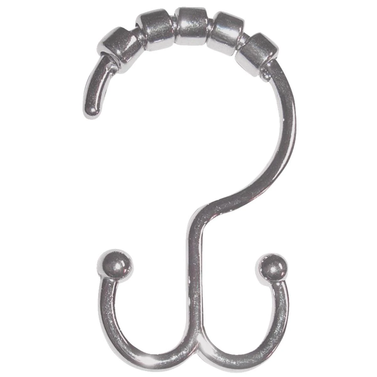 Shower Hooks in Chrome (12-Pack)