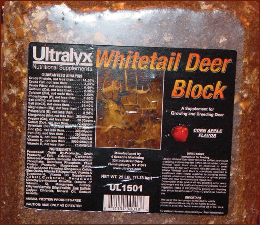 Whitetail Deer Block, Natural Flavor, 25 Pound
