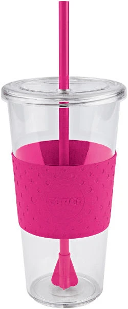 Sierra 24 Ounce Hot Pink Tumbler - Insulated Travel Mug