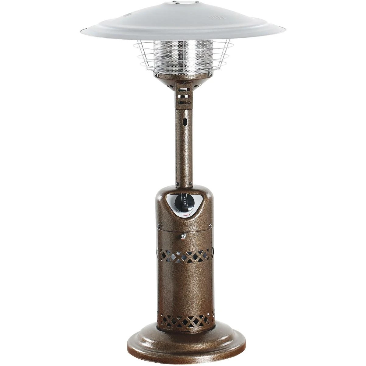 10,000 BTU Black Stainless Steel Tabletop Patio Heater – Outdoor Heating Solution