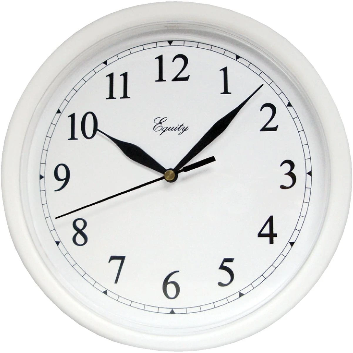 La Crosse 10‑Inch White Analog Wall Clock – Quartz Precision & Classic Design