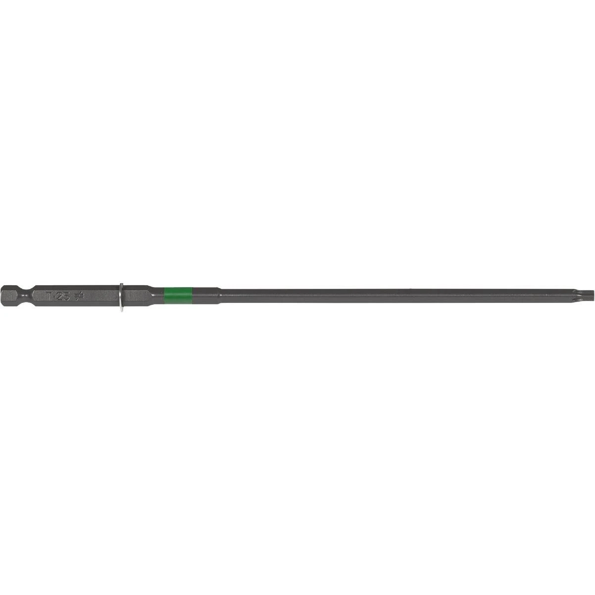 QuikDrive Project Pro 7" T‑25 & 6‑Lobe Driver Bit with 1/4" Mandrel – Round Shank