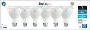 GE BR30 LED Flood & Spot Bulb – 65W Equivalent, Daylight, Dimmable, Frosted