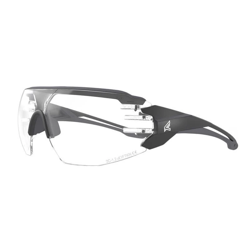 Edge Eyewear Taven Anti‑Fog Safety Glasses – Clear Lens, Black Frame