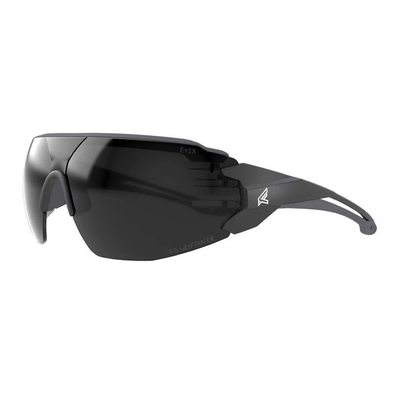 Edge Eyewear Taven Anti‑Fog Safety Glasses – Smoke Lens, Black Frame, UV & OSHA Certified