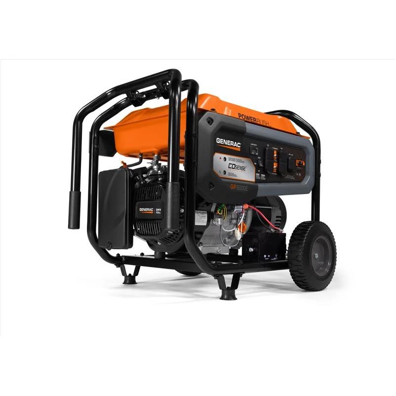 Generac PowerRush 8000W Portable Gas Generator – Reliable Backup Power