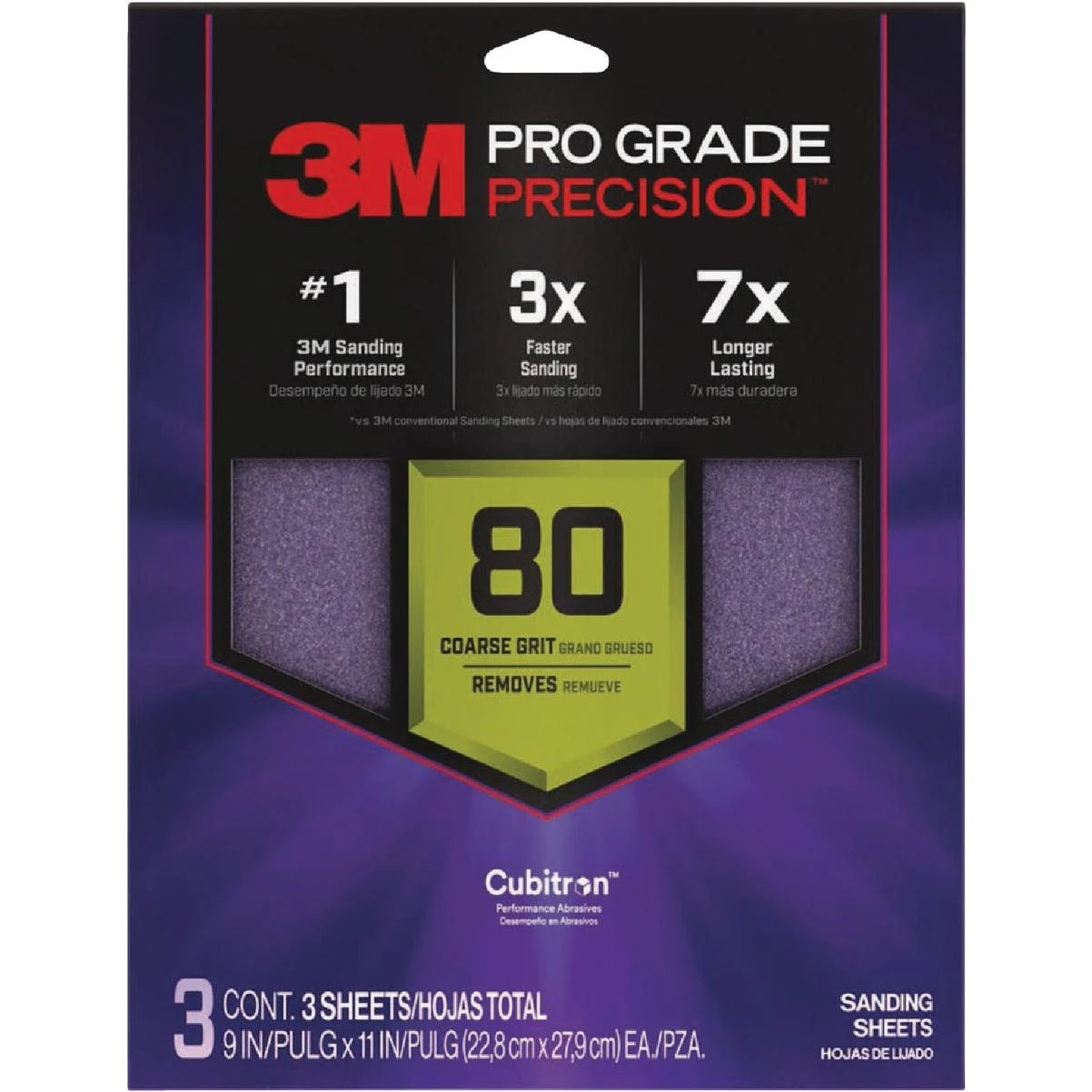 180 Grit Fine Ceramic Alumina Sanding Sheet – 9" × 11" Pro‑Grade Paper‑Backed Abrasive