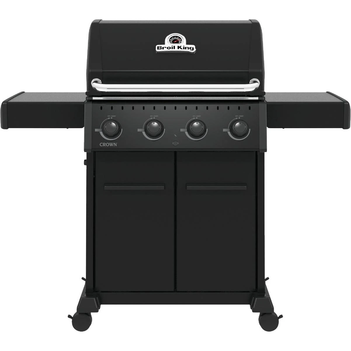 Broil King Crown 420 Shadow 4‑Burner 40,000 BTU LP Gas Grill – Black