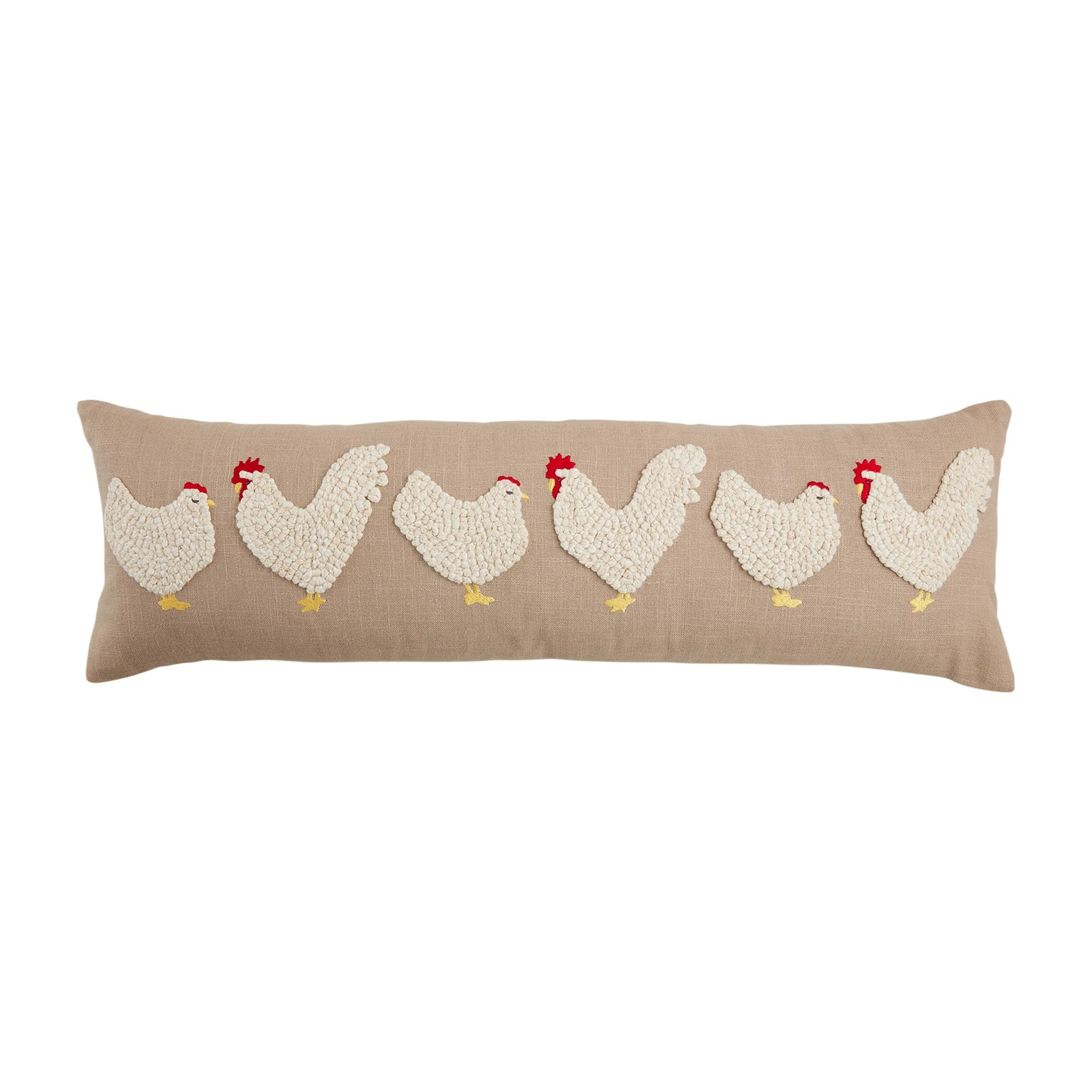 Long Hen Pillow - Decorative Accent For Home And Garden
