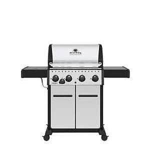 Broil King Crown S 440 4‑Burner Gas Grill – 40,000 BTU, 460 sq in Cooking Area