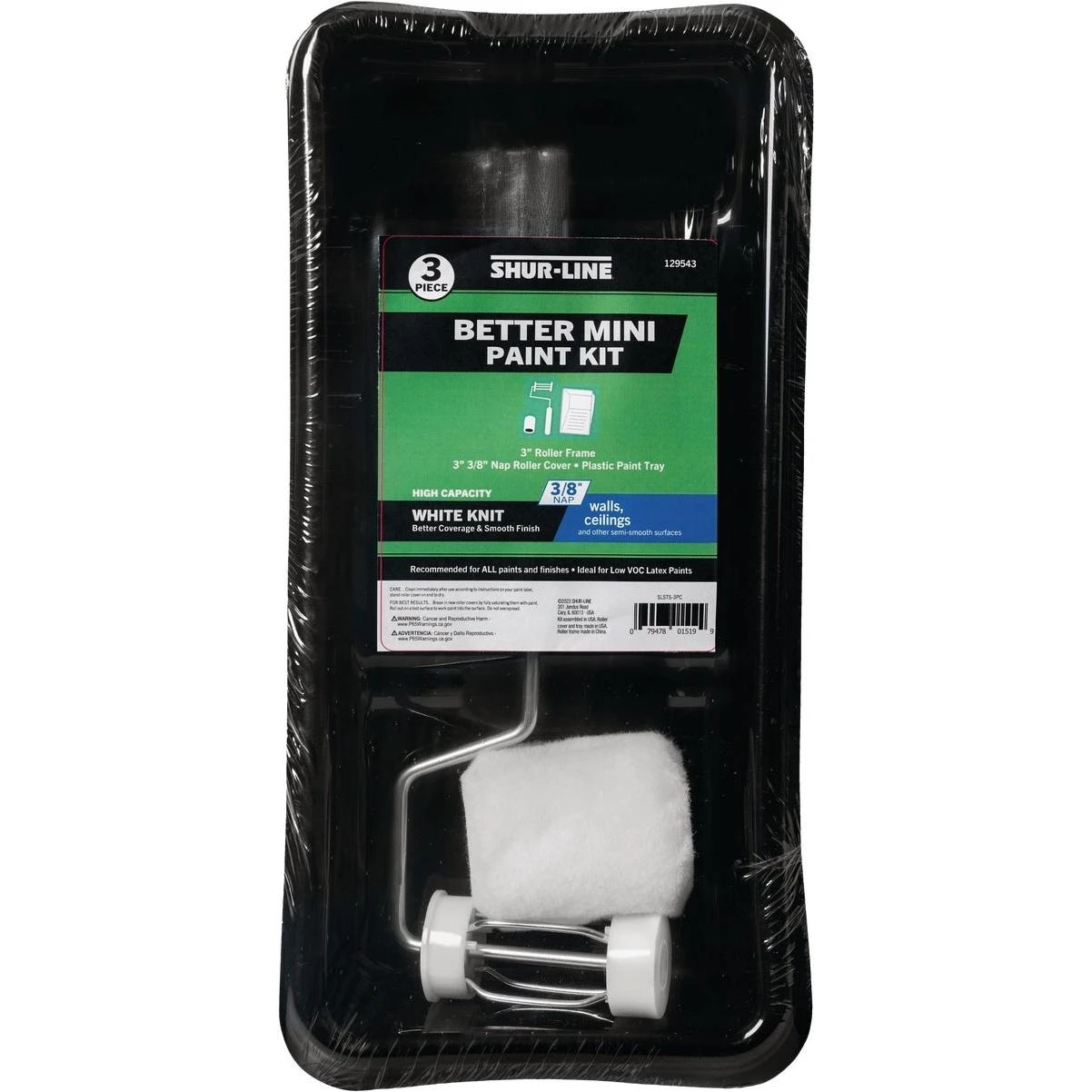 Shur-Line Better 3‑Piece Roller & Tray Set – Premium Paint Application Kit