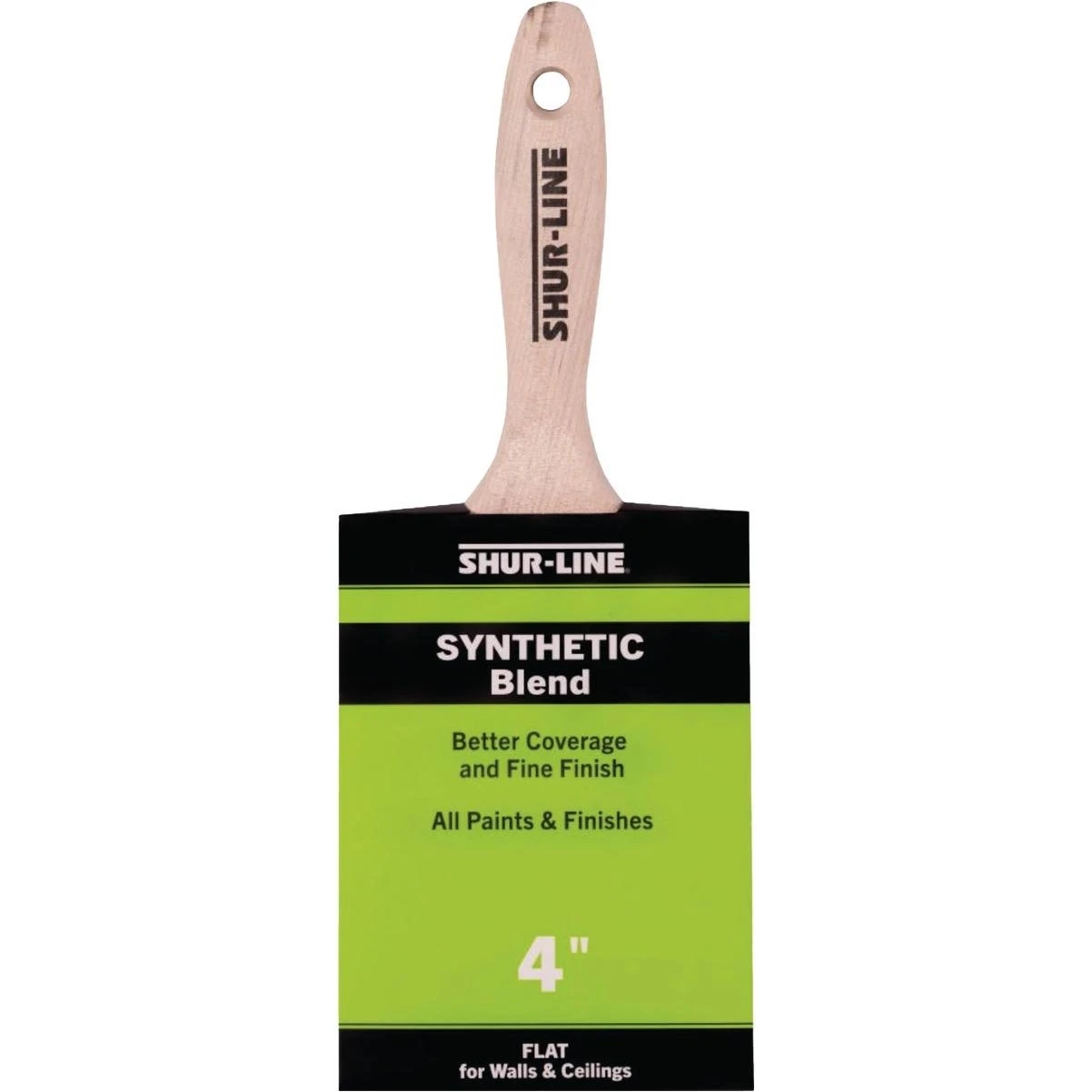 Shur-Line Better 4‑Inch Flat Paint Brush – Precise Finish Every Time
