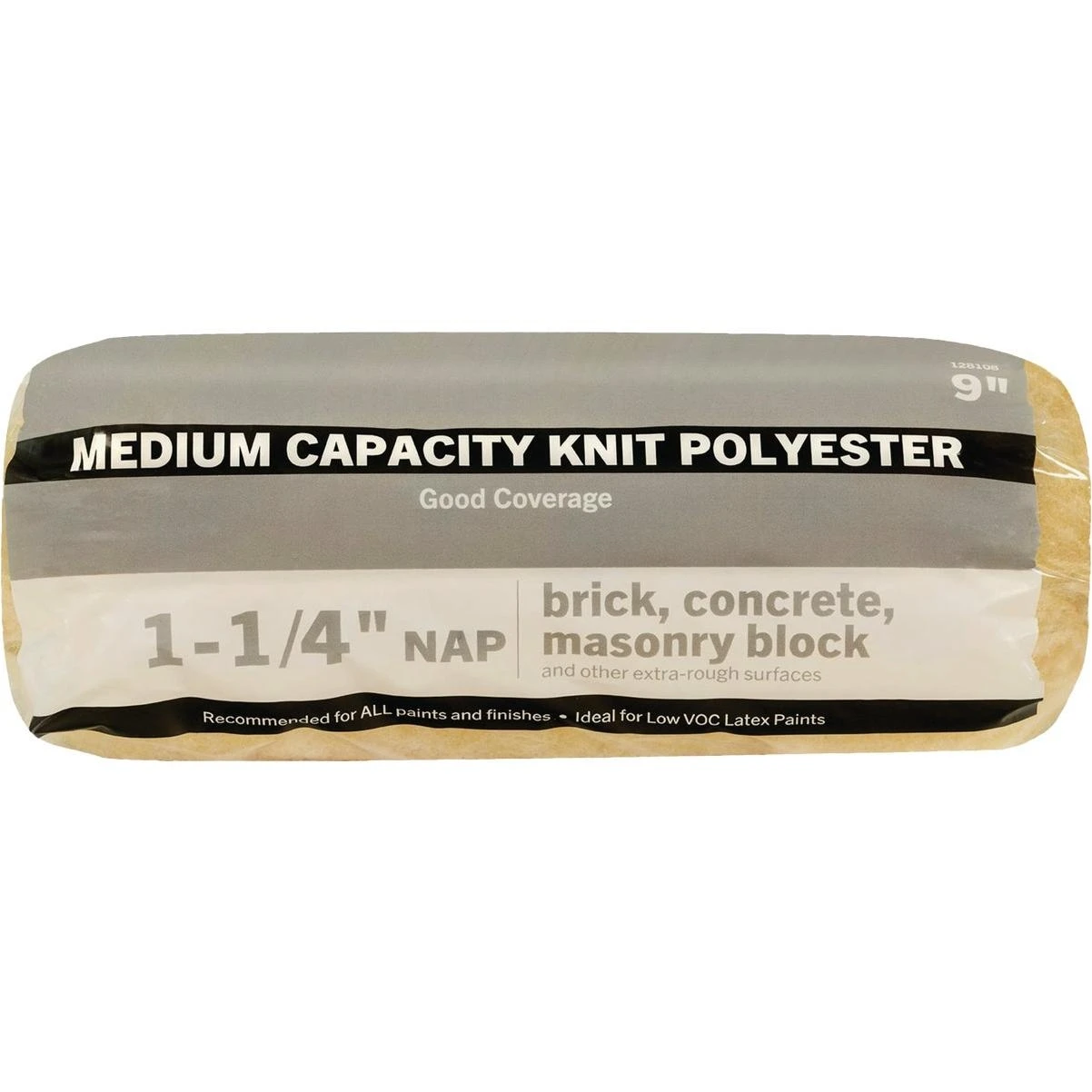 Shur-Line 9‑Inch Knit Fabric Paint Roller Cover – Medium Nap for Rough Surfaces