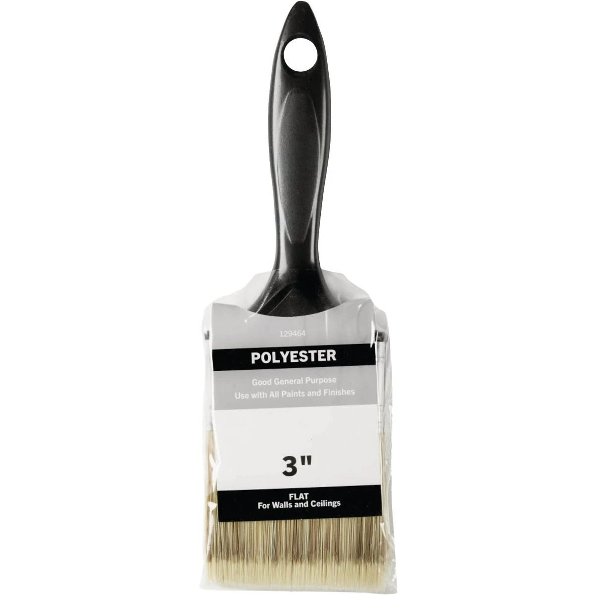 Shur-Line 3‑Inch Flat Polyurethane Paint Brush – Professional Finish
