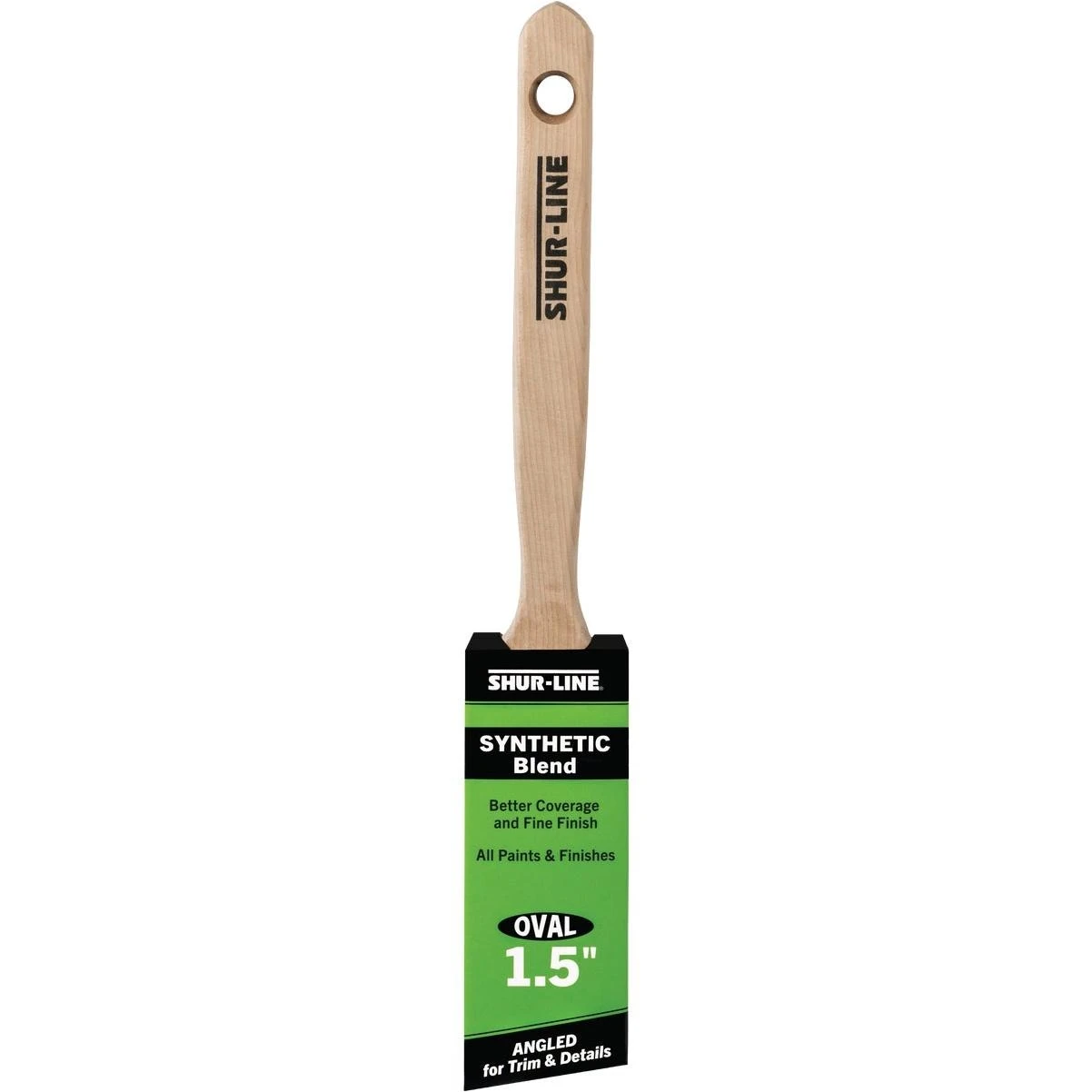 Shur-Line Premium 1.5‑Inch Oval Paint Brush – Professional‑Grade Finish