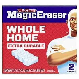 Extra‑Durable Whole‑Home Magic Eraser Sponge – Mr. Clean 030772228835