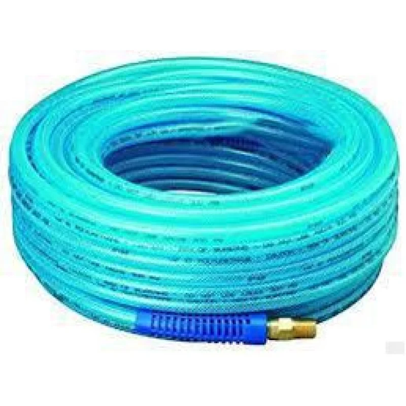 AdamTools COMMERCIAL GRADE POLYURETHANE AIR HOSE- 100’*1/4″-BLUE