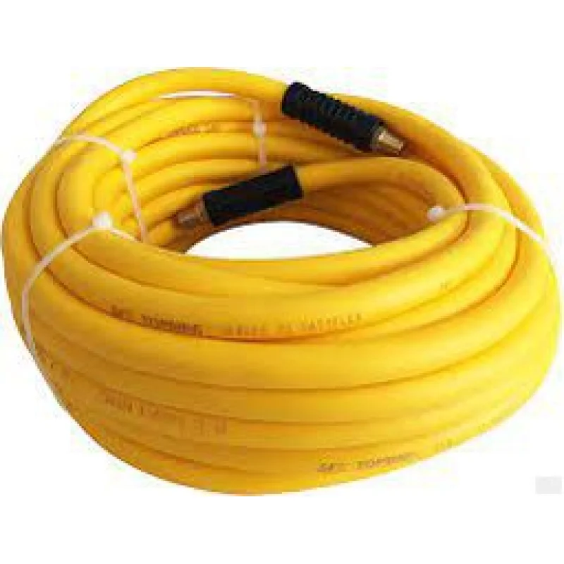 AdamTools HYBRID POLYMER AIR HOSE- PREMIUM QUALITY- YELLOW 50’*3/8″