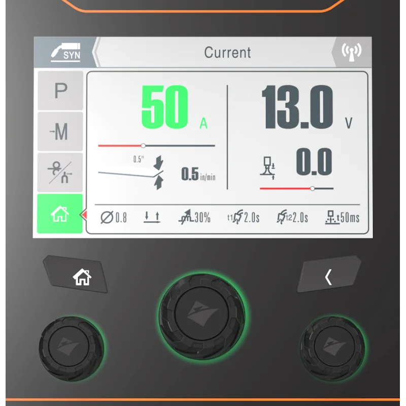 Advanced EVO MIG TFT Screen (MIG 200 PFC CT Model)