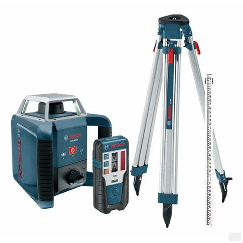 Bosch – Exterior Self-Leveling Rotary Laser Complete Kit GRL400HCK